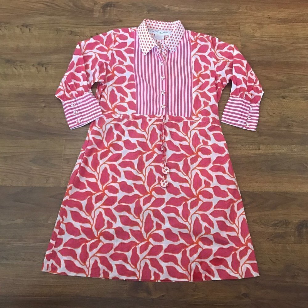 Gretchen Scott bib shirtdress